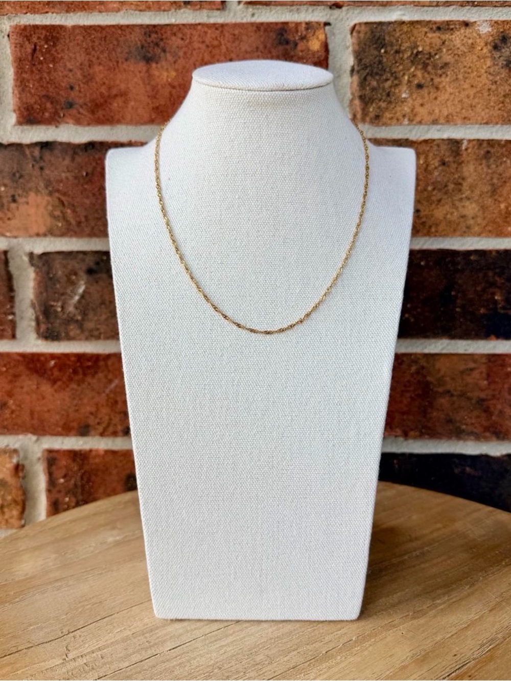 16” Singapore Gold Chain Necklace